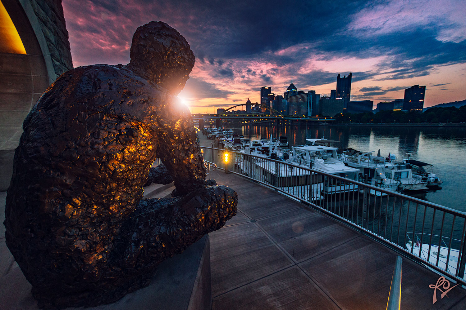 Pittsburgh Mister Rogers Statue Photography